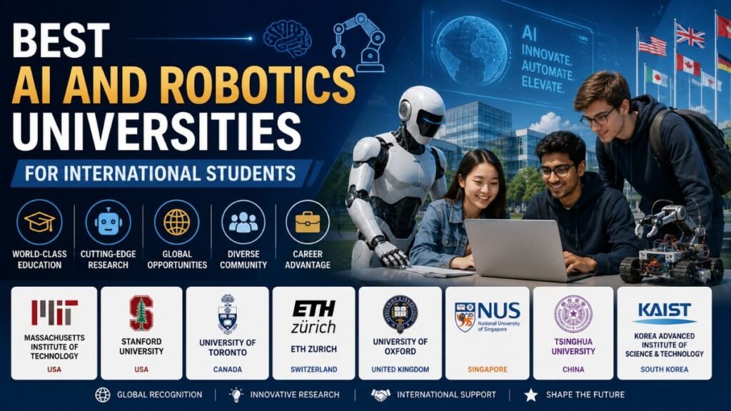 Best AI and Robotics Universities for International Students