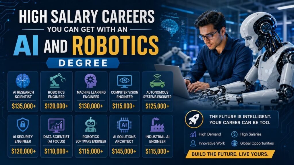 High Salary Careers You Can Get with an AI and Robotics Degree